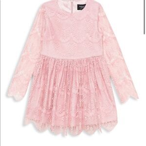 Nwt size 14 Bardot junior pink lace dress